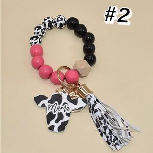 MAMA wristlet keychains